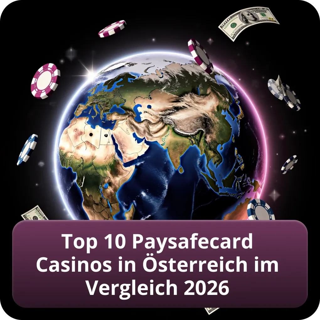 Top 10 Paysafecard Casinos in Österreich im Vergleich 2026